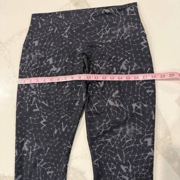 Lululemon Wunder Under Crop II Full-On Luon RollDown Womens 10 Star Crushed Coal - Picture 8 of 9